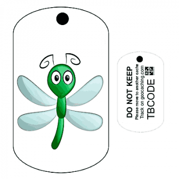 Trackable Tag Travel Bug Unactivated Sadie the Siamese Cat For Geocaching 