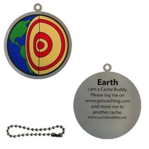 Earth Cache Travel Tag Travel Bug For Geocaching - Trackable Tag - Unactivated