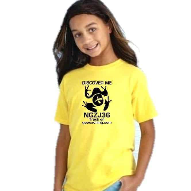 Geocache T Shirt Geocaching Trackable Kids Child – Discover Me Tee ...
