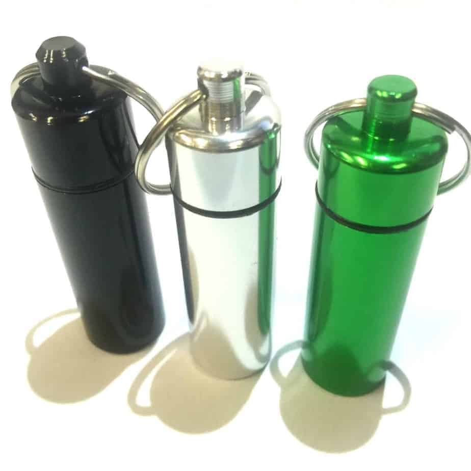 3 Colour choice AllCachedUp One Larger Bison Tube Geocache Container Water Tear & Grease Proof Log 