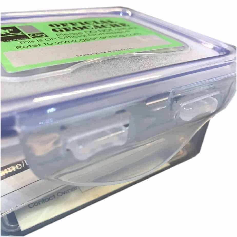 Waterproof Airtight Tough Geocache Container Four Lock Points 100% Waterproof 