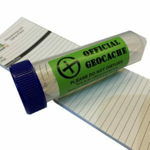Tough Screw Top Geocache Tube Containers 4.5" Tall Ready to Hide & Waterproof