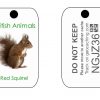like a Travel Bug British Animals Trackable Tag for Geocaching series of Tags