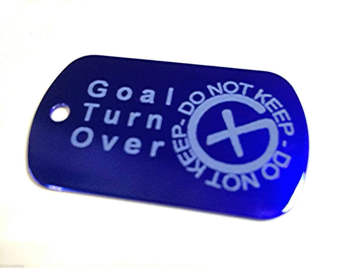 Mission, Buddy or Goal Tag for ANY Geocache Trackable Tag *Your OWN Goal marked* - Image 4