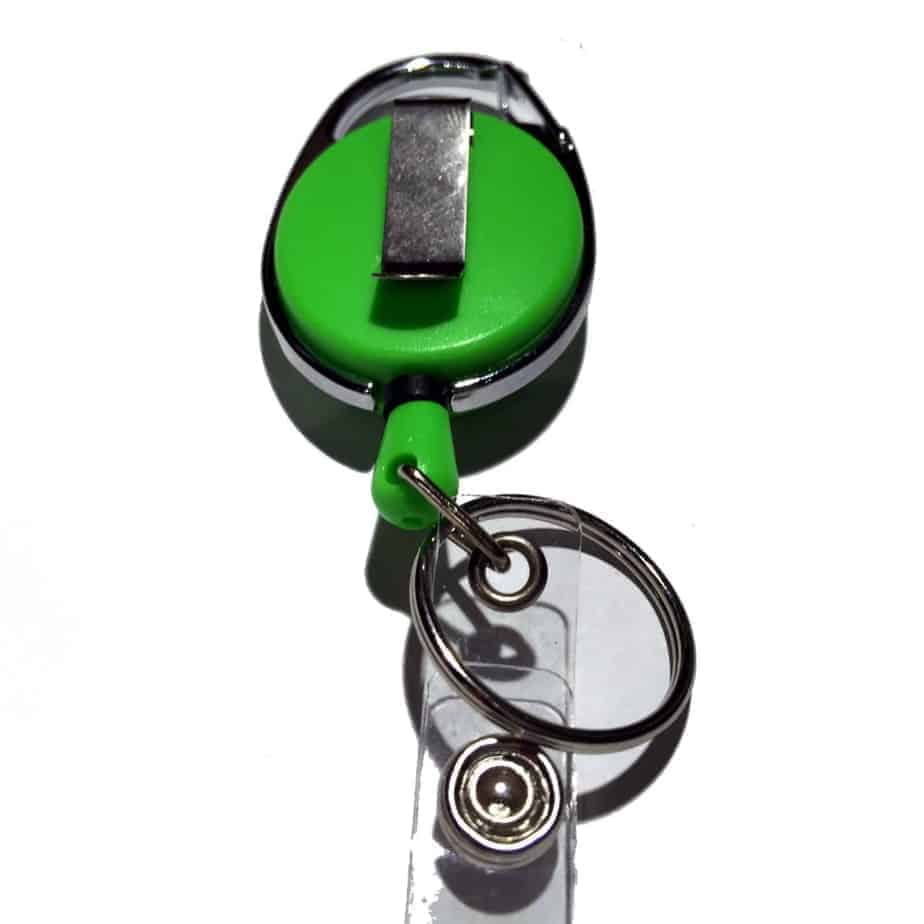 Retractable Reel Clip Carabiner for Geocaching Pen etc - Nylon Retractable  Cord - AllCachedUp Geocaching Shop UK