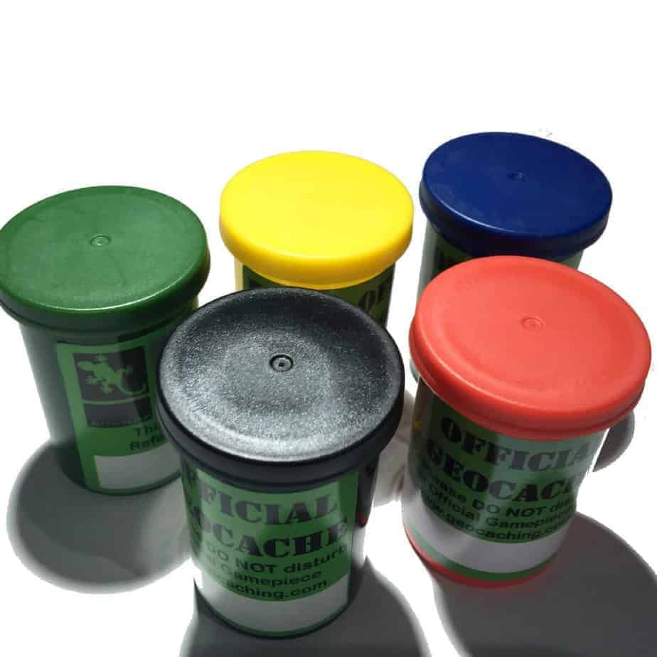 5x Waterproof Log Strips 5x Rite In The Rain Canister Stickers Geocaching Container Pack Including 5x Film Canisters 