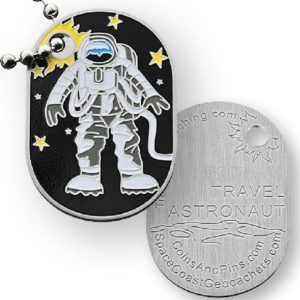 Travel Astronaut (Travel Bug) For Geocaching - Trackable Tag - Unactivated