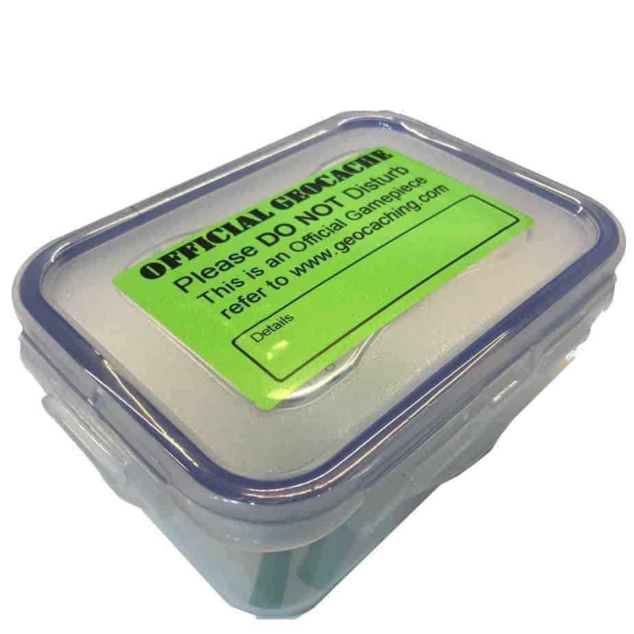 Waterproof Airtight Tough Geocache Container Four Lock Points 100