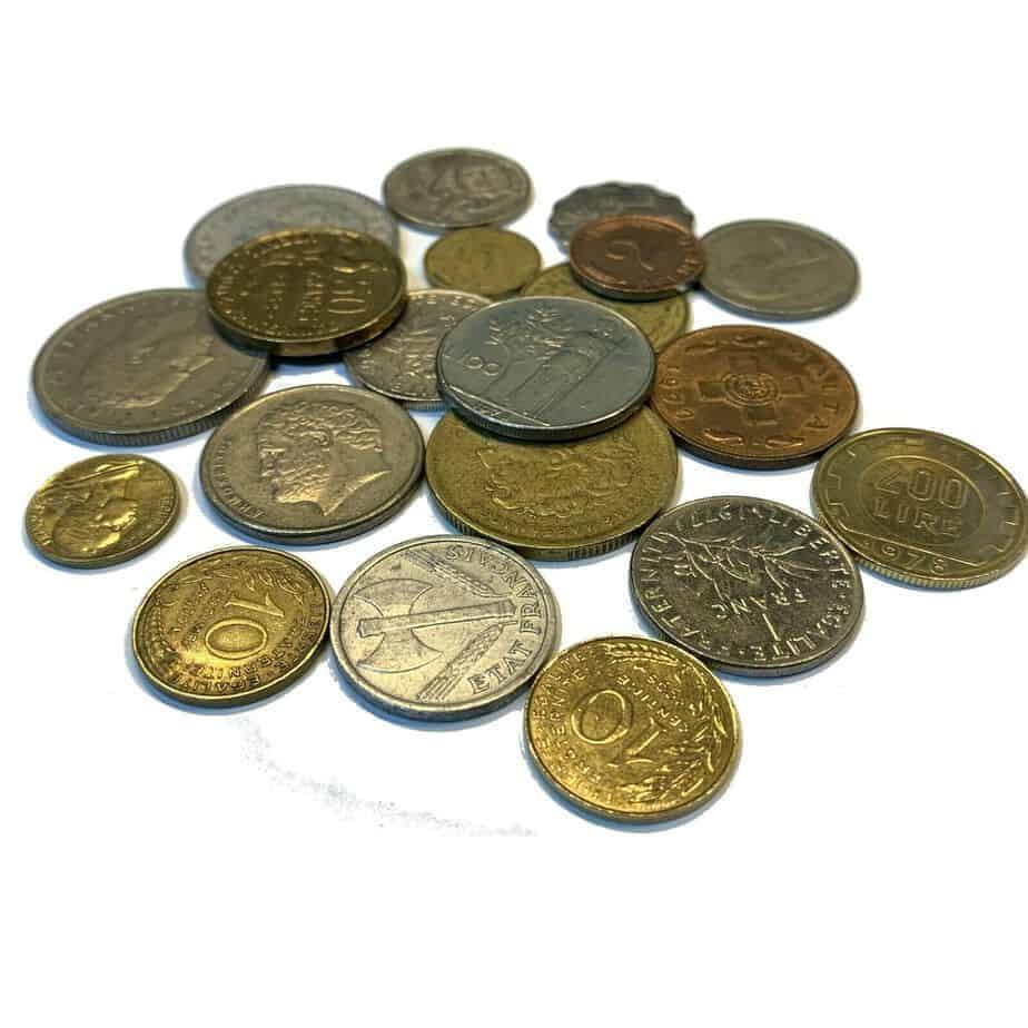 Geocaching coin swaps pour géocache Mixte World/pièces de monnaie étrangères-vingt Pack 