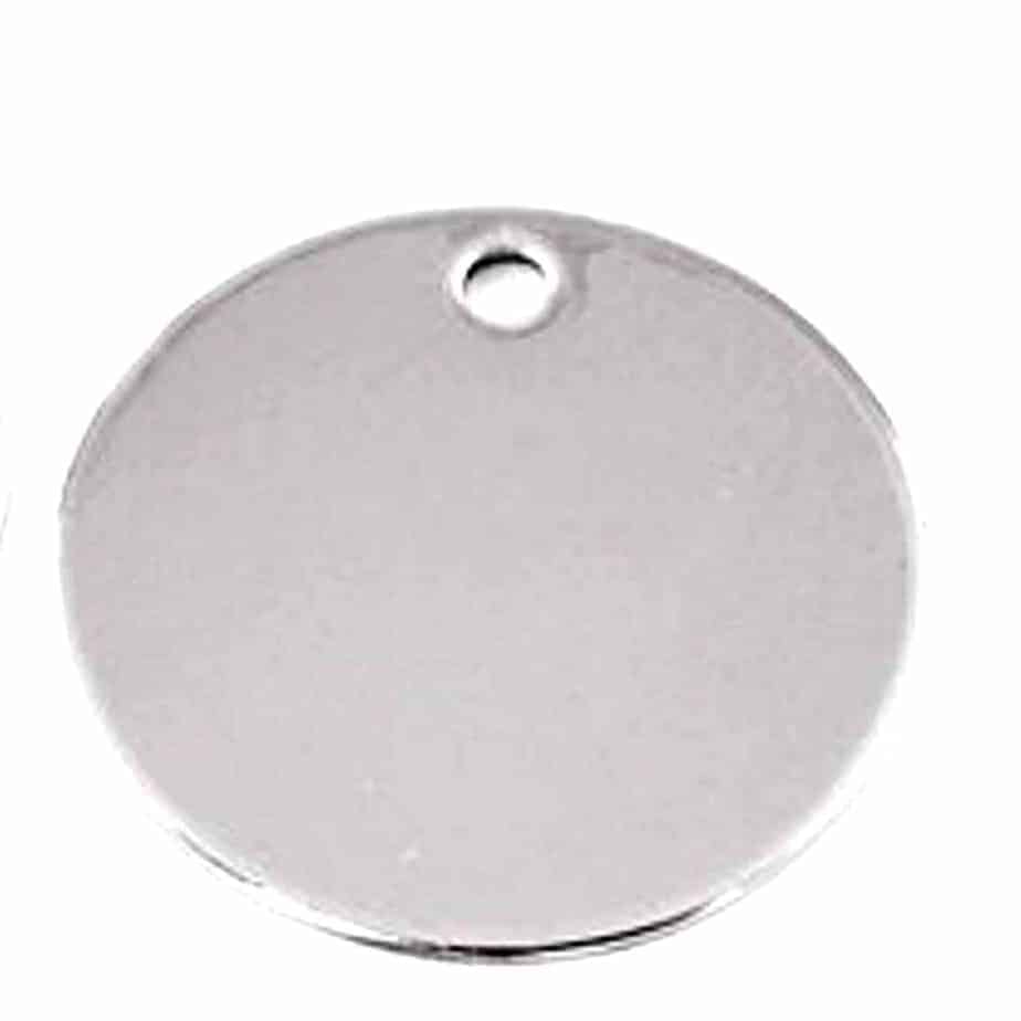 Stainless Steel Medical Alert Tag for ANY Medical Condition choose Size & Shape - Image 4